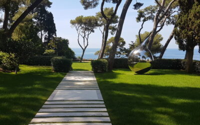 Gardens and works of art: integrating sculptures and installations into a green space